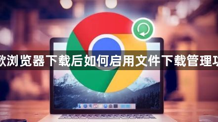 谷歌浏览器下载后如何启用文件下载管理功能1