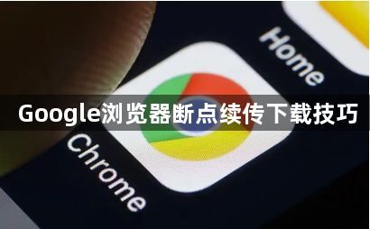 Google浏览器断点续传下载技巧1