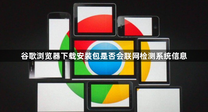 谷歌浏览器下载安装包是否会联网检测系统信息1