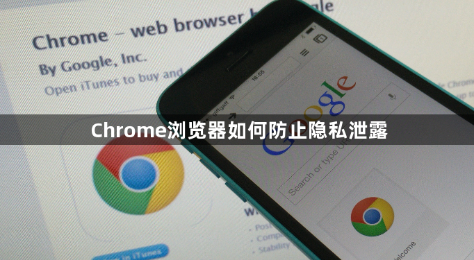 Chrome浏览器如何防止隐私泄露1