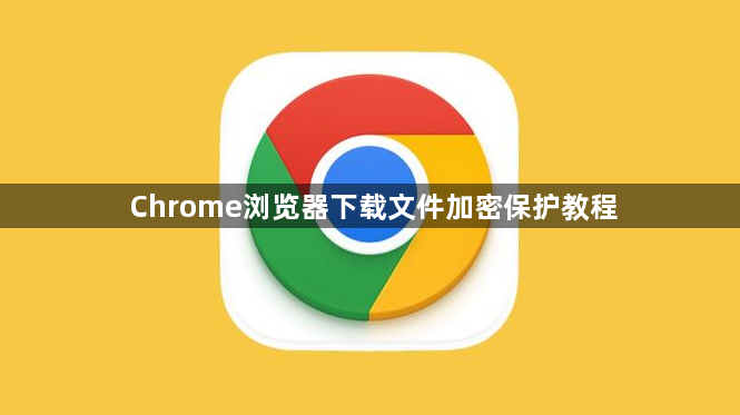 Chrome浏览器下载文件加密保护教程1