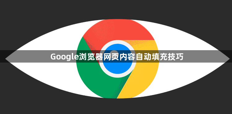 Google浏览器网页内容自动填充技巧1