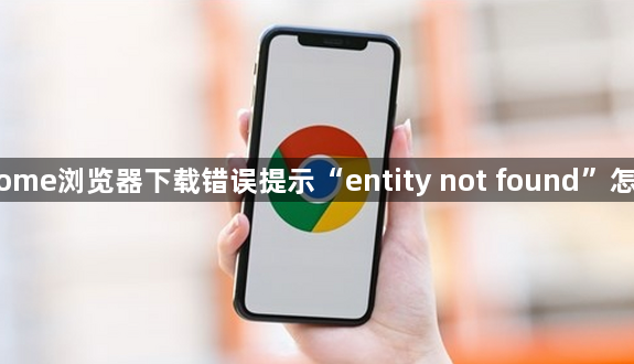 Chrome浏览器下载错误提示“entity not found”怎么办1