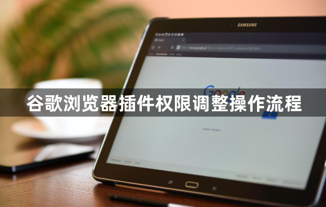 谷歌浏览器插件权限调整操作流程1