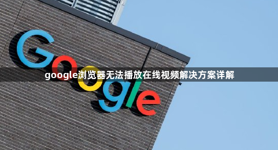 google浏览器无法播放在线视频解决方案详解1