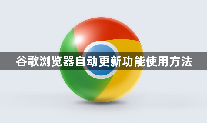 谷歌浏览器自动更新功能使用方法1