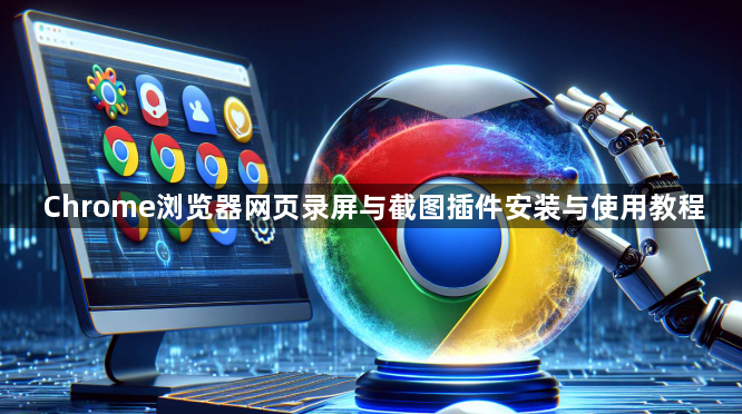 Chrome浏览器网页录屏与截图插件安装与使用教程1